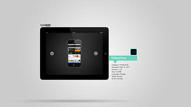 以iPad为展示载体的商务宣传AE模板视频的预览图