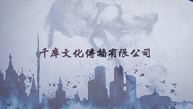 清新唯美中国风公司片头ae模板视频的预览图