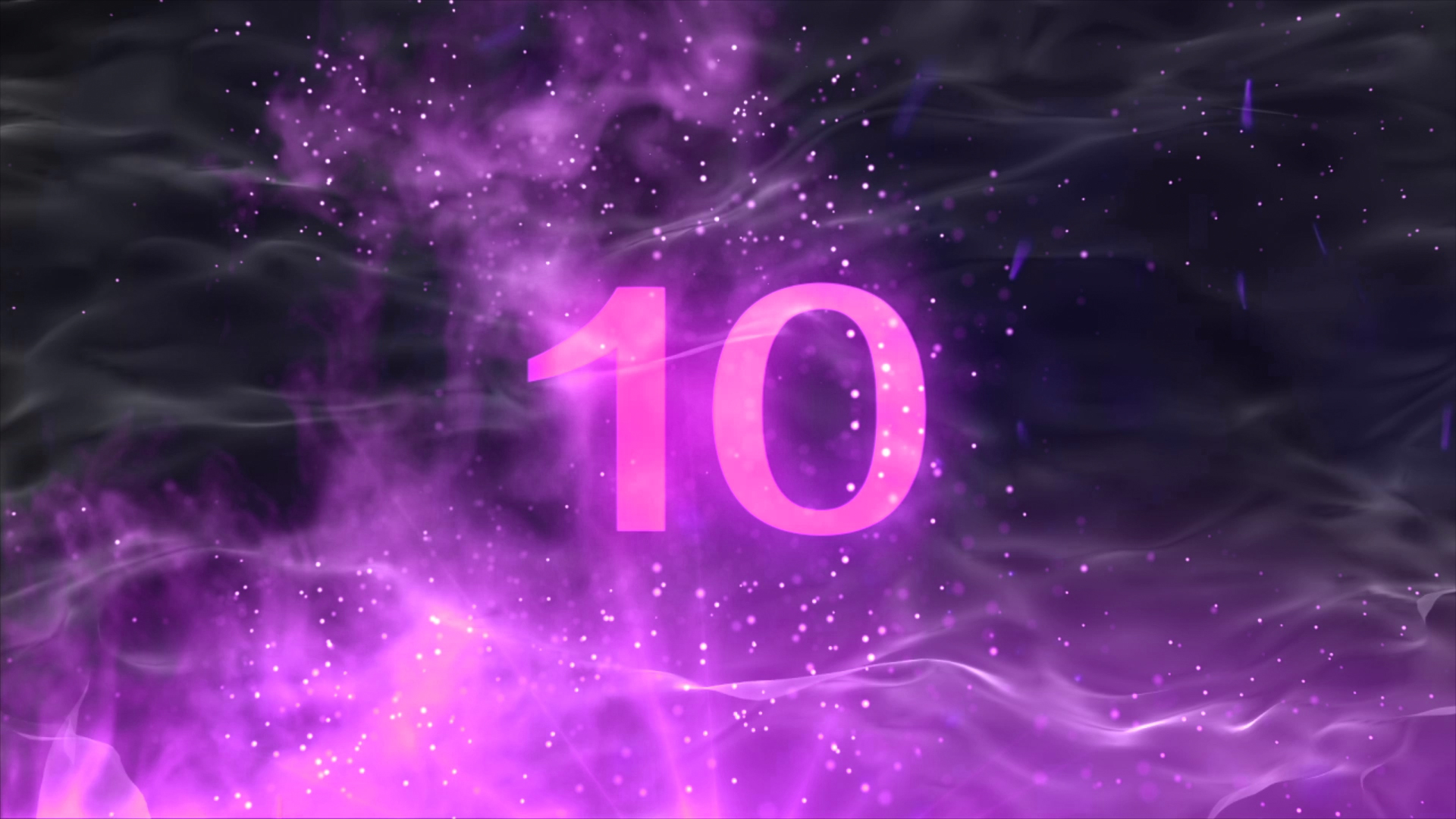 大气紫色粒子倒计时ae模板视频的预览图