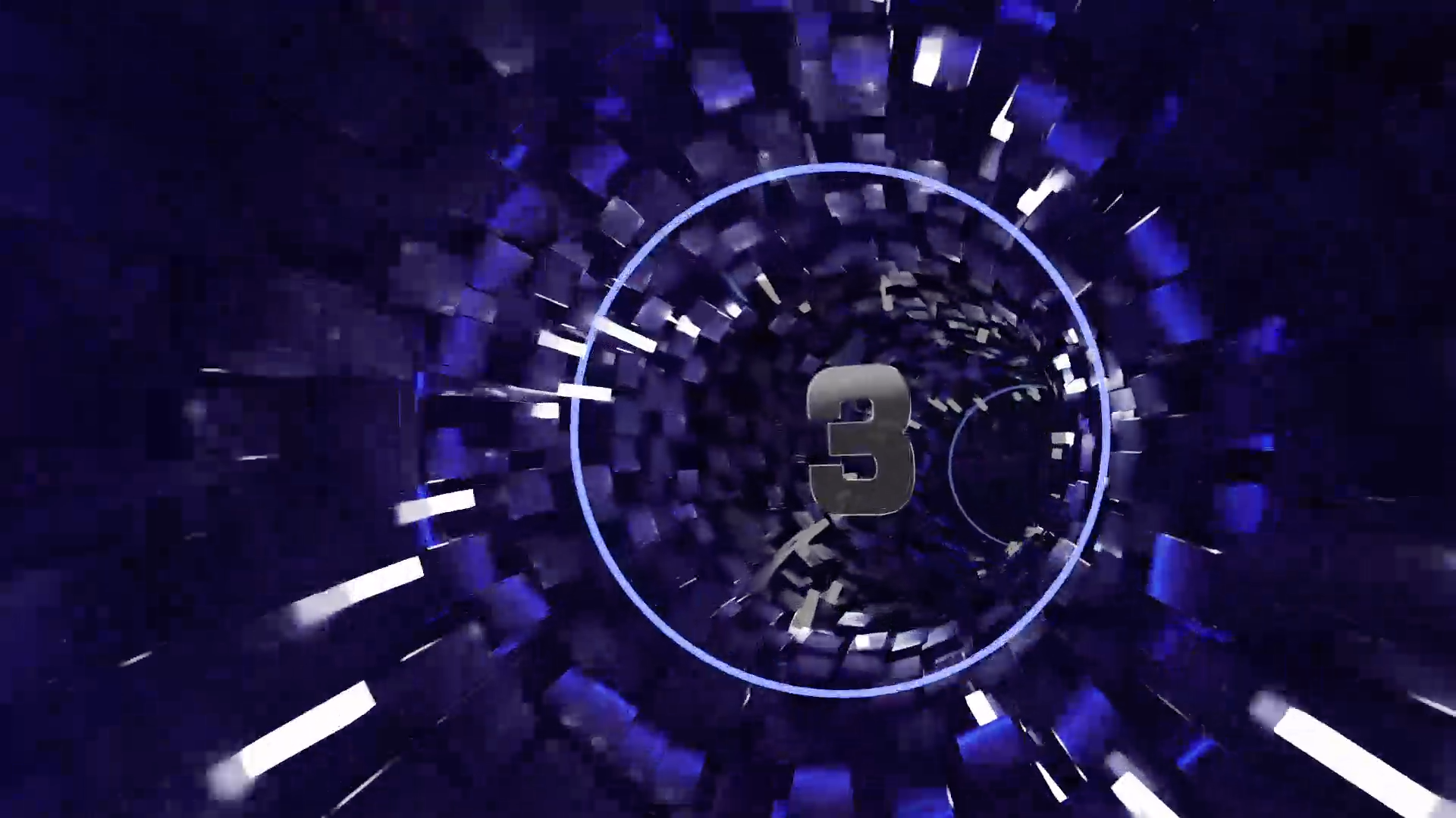 科技隧道穿梭5秒倒计时AE模板视频的预览图
