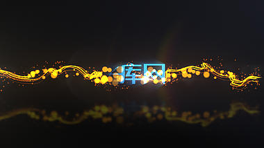 大气光效logo片头ae模板视频的预览图