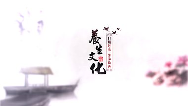 中国风水墨AE模板视频的预览图