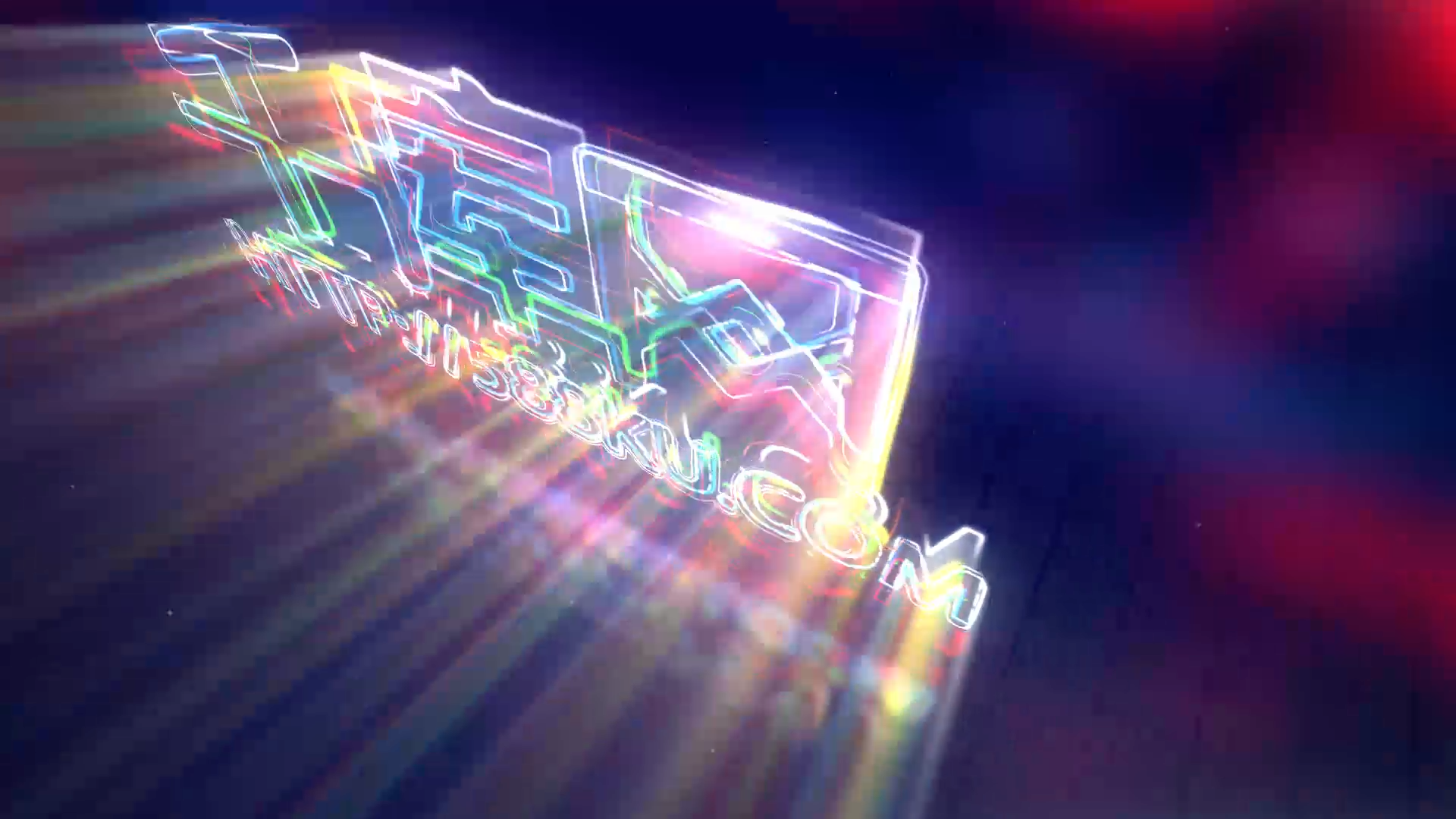 logo演绎霓虹闪烁AE模板视频的预览图