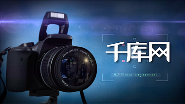单反摄像机logo标志AE模板视频的预览图