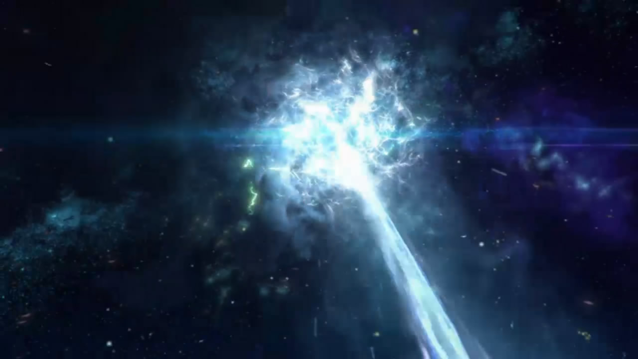 中国粒子光束汇聚包装综艺栏目片头视频的预览图