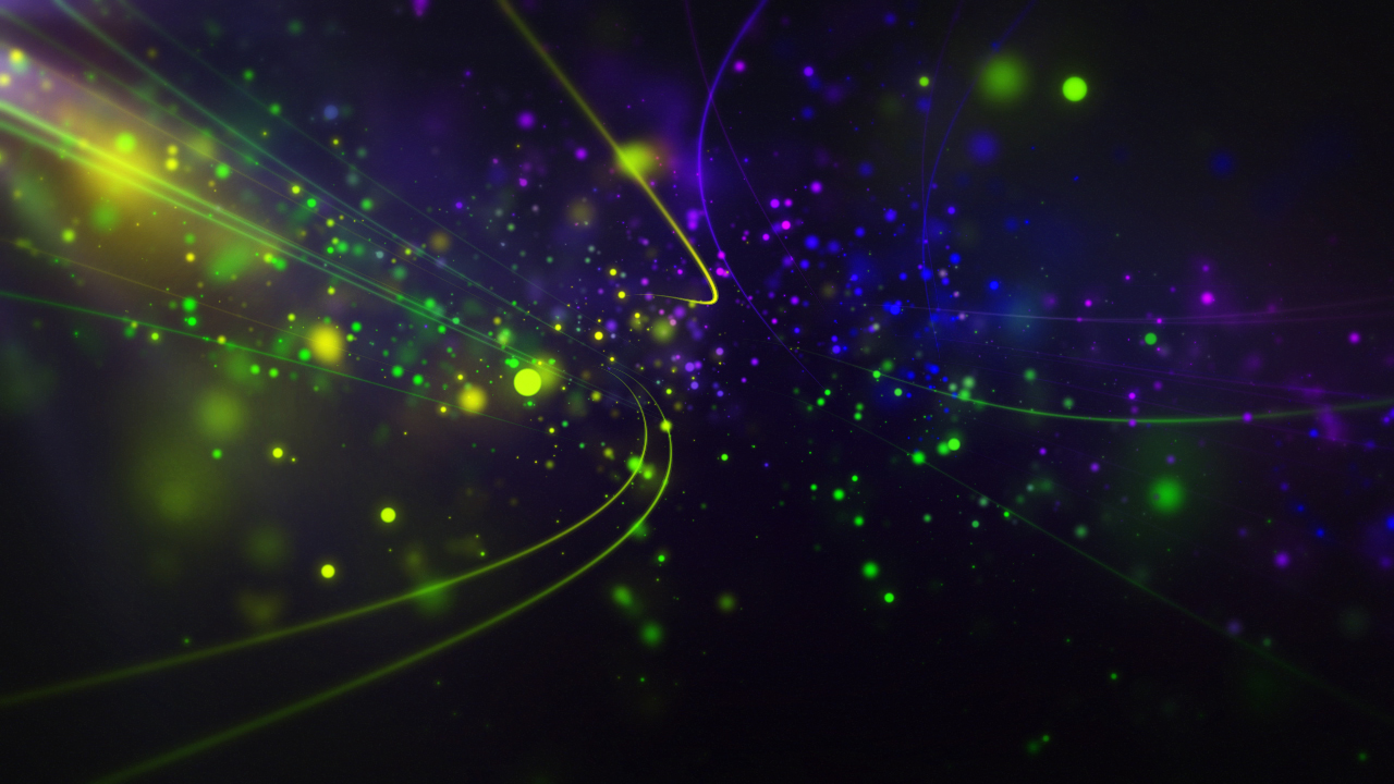 炫彩粒子梦幻唯美流动LOGO展示视频的预览图