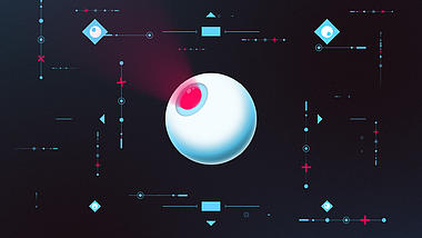 创意眼球游戏LOGO展示视频的预览图