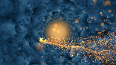 创意光线粒子穿梭云层隧道LOGO展示视频的预览图
