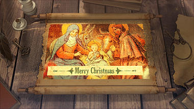 史诗中世纪风格圣诞节片头ae模板视频的预览图