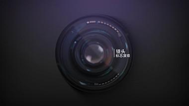 黑色大气相机镜头标志演绎AE模板视频的预览图