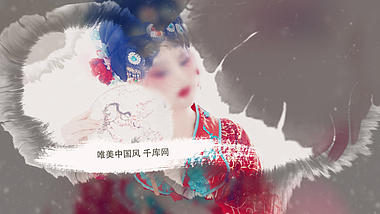 唯美水墨中国风传统文化ae模板视频的预览图