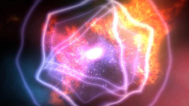 宇宙星空穿梭LOGO展示片头模板视频的预览图