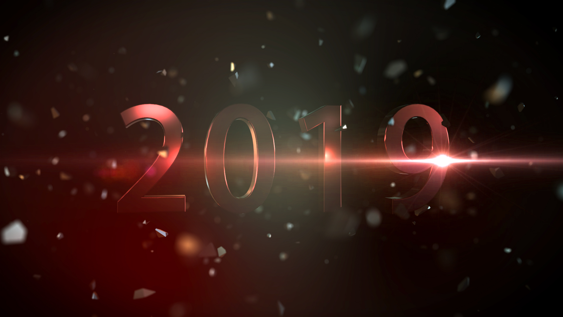 震撼2019新年年会宣传片头ae模板视频的预览图