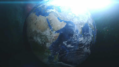 地球俯冲转场片头AE模板视频的预览图
