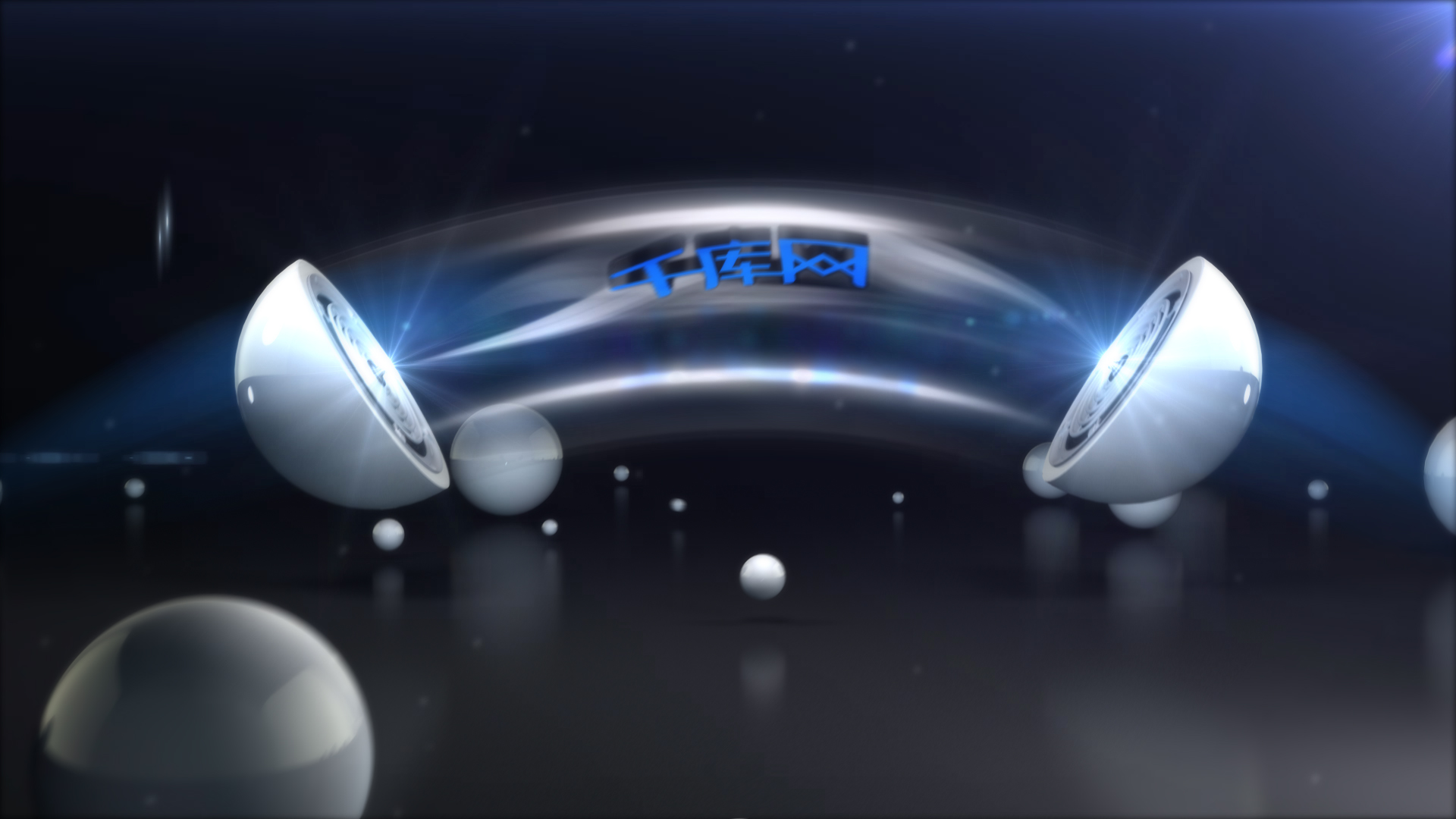 三维能量球分裂LOGO展示视频的预览图