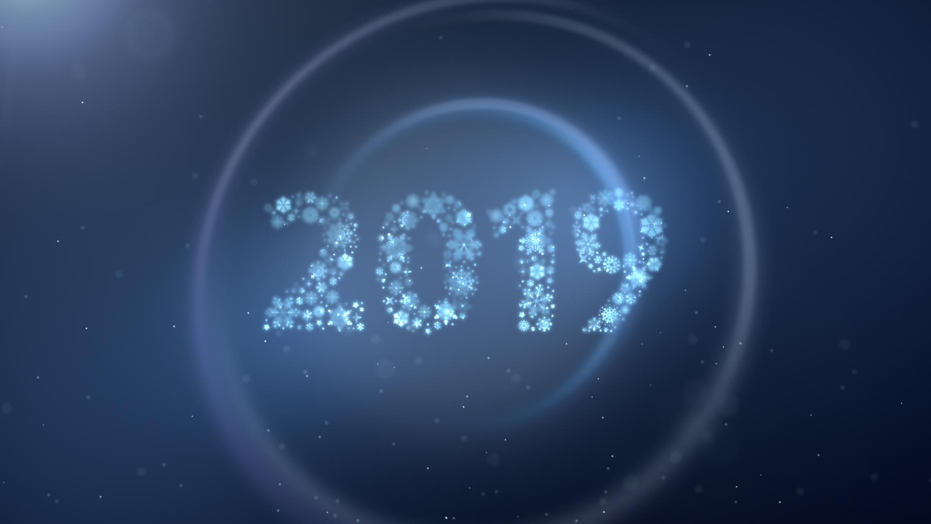 现代2019新年年会包装片头ae模板视频的预览图