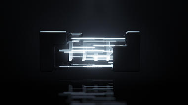 三维方块能量电流释放LOGO展示视频的预览图