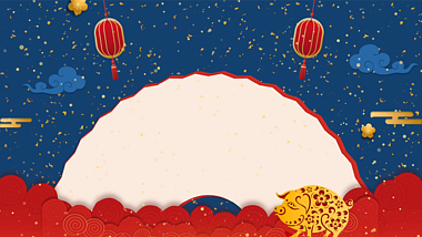 传统喜庆春节奢华背景AE模板视频的预览图