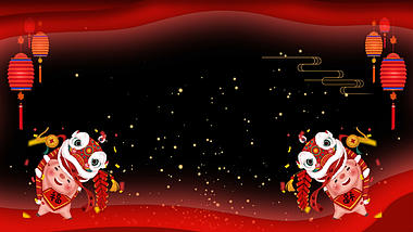 春节传统喜庆背景AE模板视频的预览图