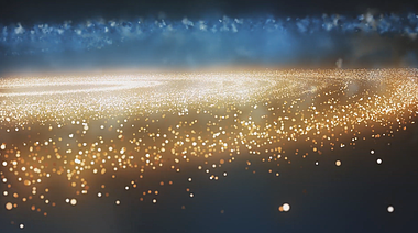 炫彩金色粒子创意LED大屏背景视频素材视频的预览图