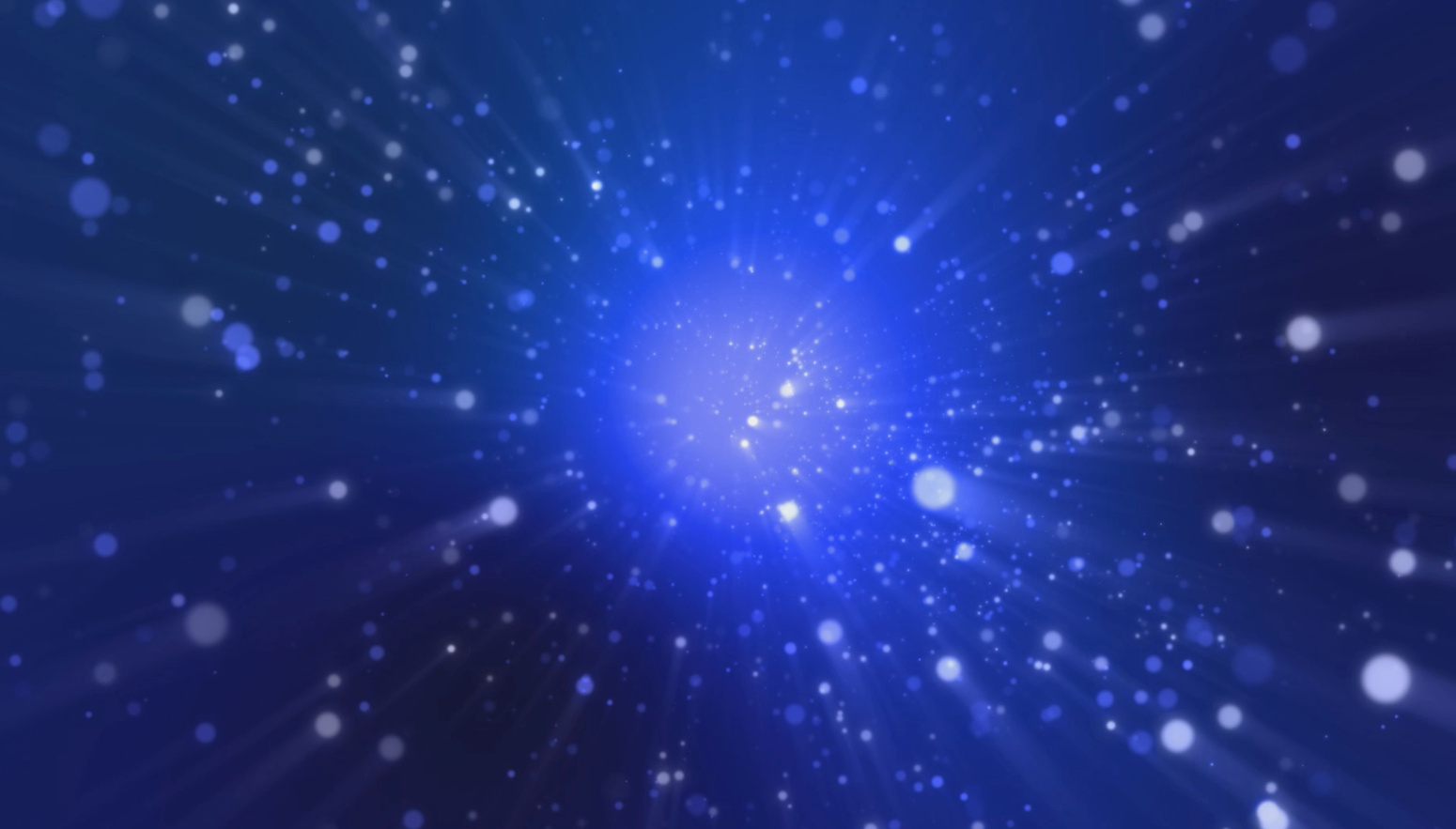 蓝色闪光粒子循环缓慢旋转动态背景视频的预览图