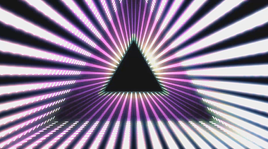 三角形炫彩展示灯光展示酒吧迪斯科视频的预览图