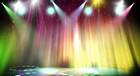 舞台光效灯光闪烁无限循环LED背景视频的预览图