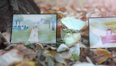 清新明媚婚礼生活纪念相册ae模板视频的预览图