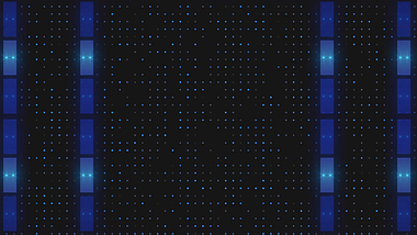 蓝色循环酷炫舞台舞厅大屏背景LED动态背景视频的预览图