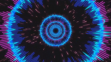 炫酷DJ舞厅舞台循环光效灯光展示背景视频的预览图