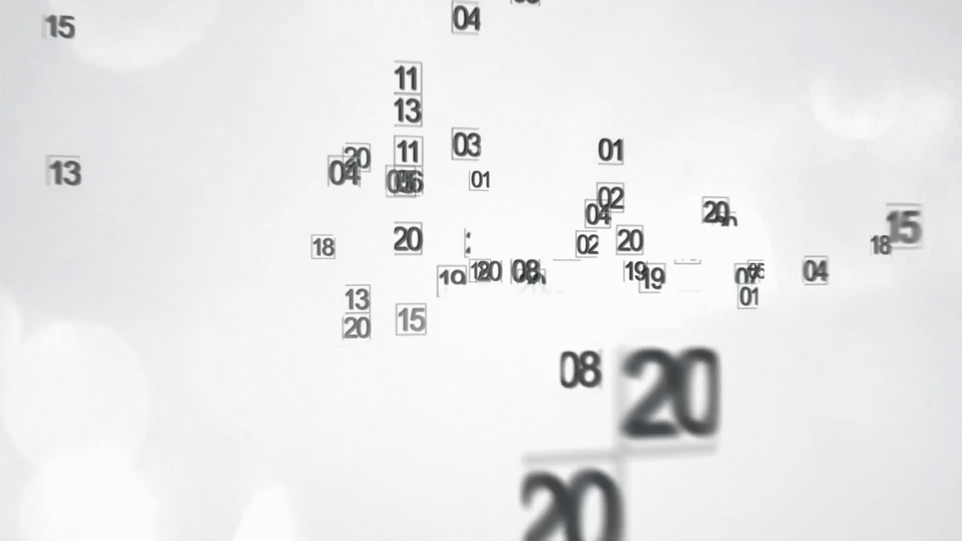 小方块汇聚成logo的AE模板视频的预览图