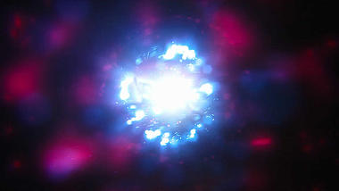 炫酷能量粒子汇聚爆炸Logo展示AE模板视频的预览图