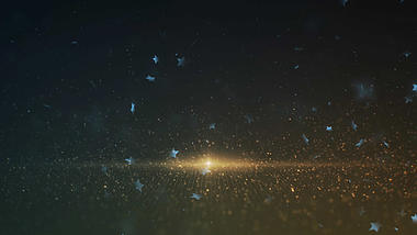 大气星空粒子背景AE模板视频的预览图