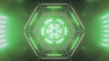 无限光效隧道DJ酒吧大屏背景循环视频视频的预览图