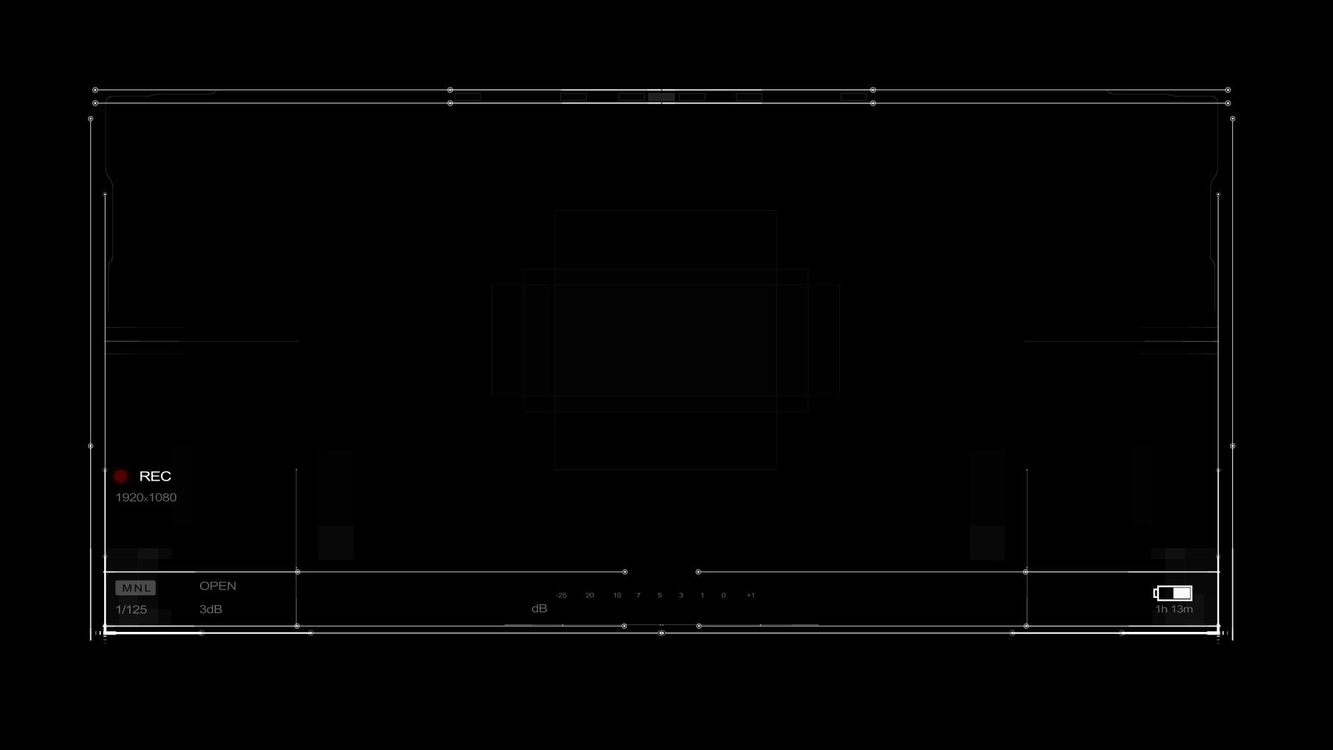 摄像机取景框动画VCR短片录制框视频视频的预览图