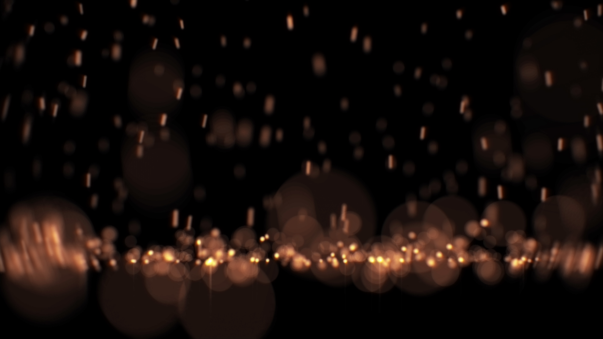 唯美金色粒子雨跌落透明通道背景素材视频的预览图