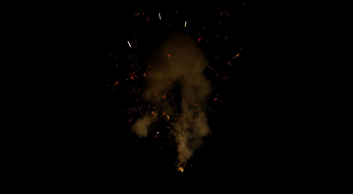 爆炸小火焰火花展示后期透明视频内容视频的预览图
