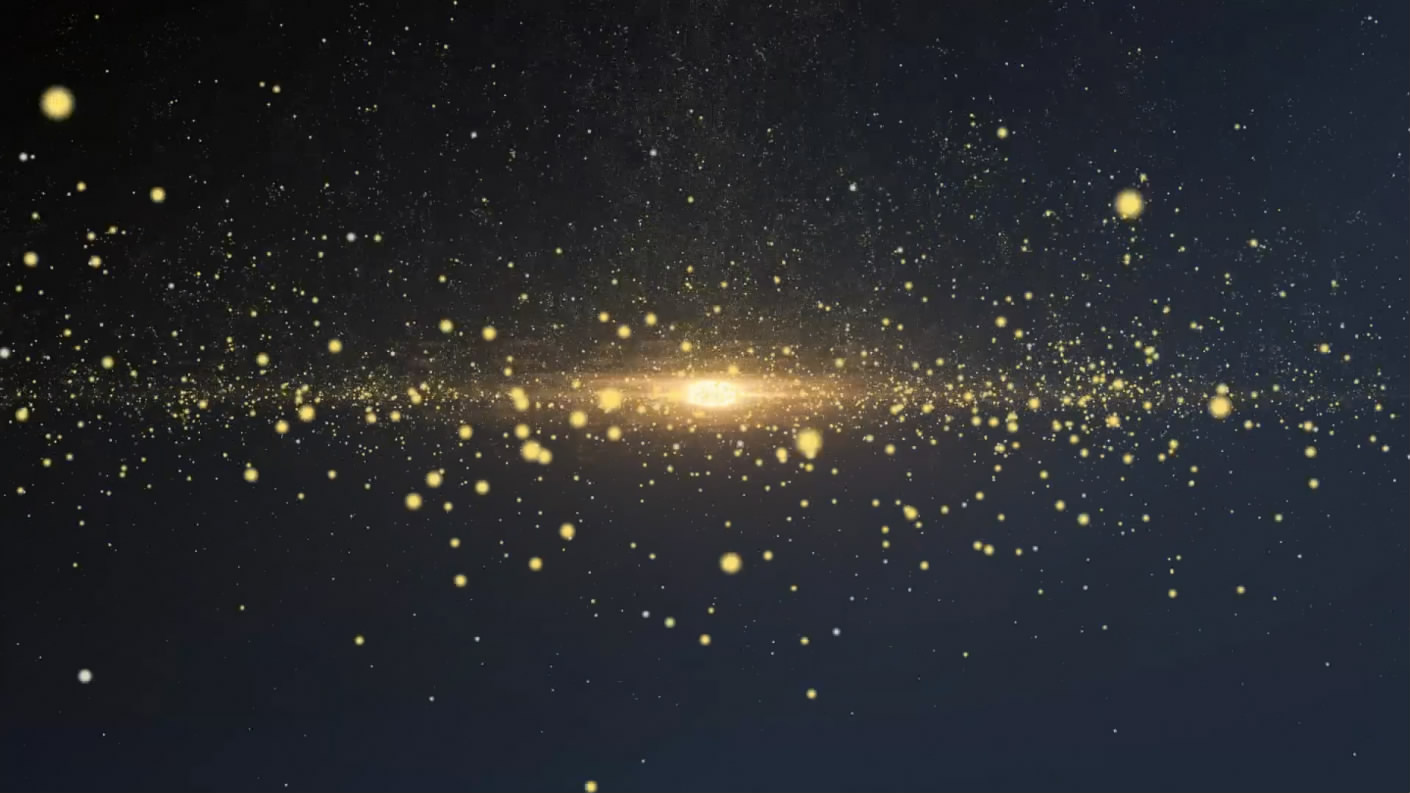 粒子星空大气背景AE模板视频的预览图