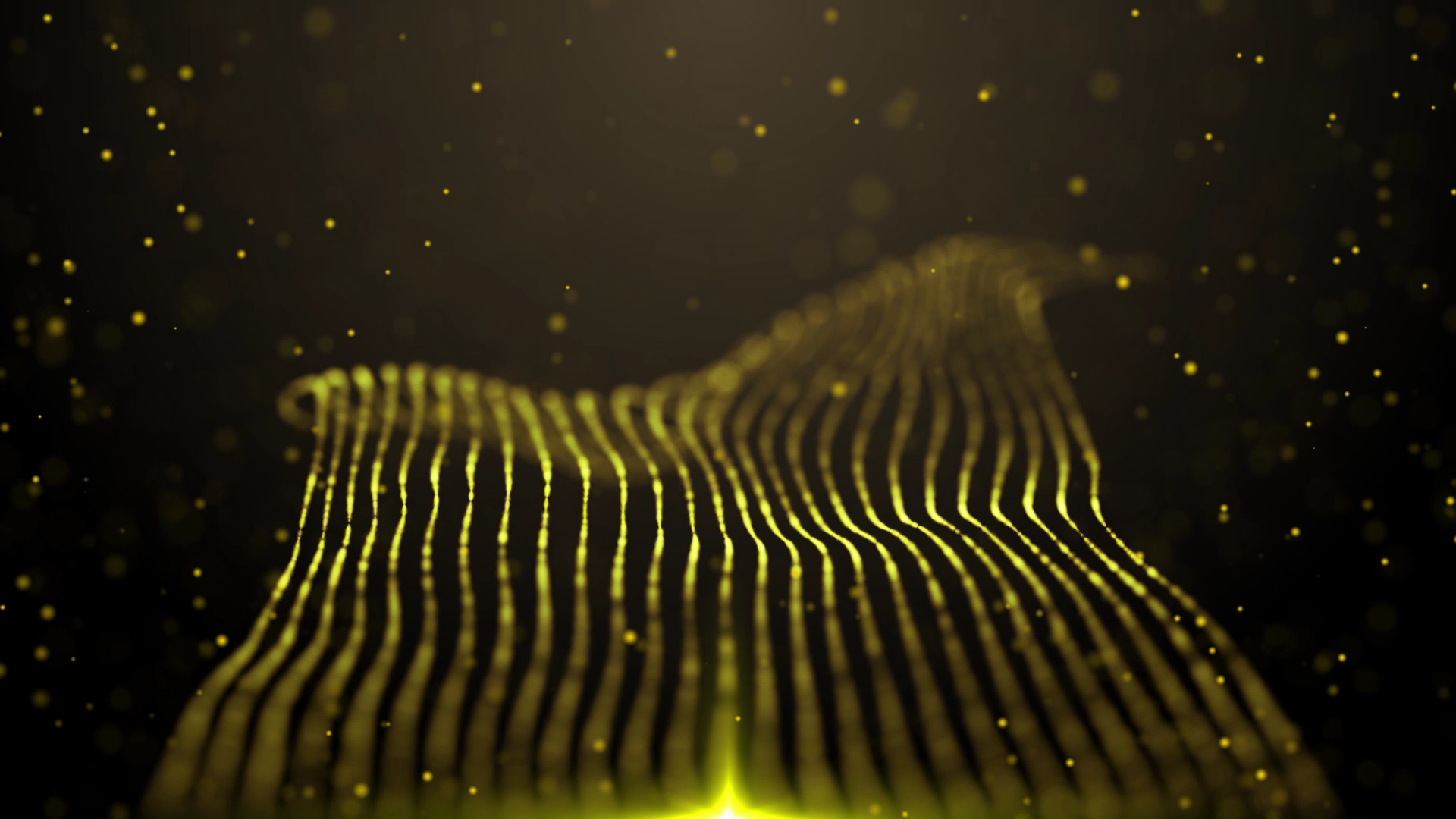 大气粒子空间金色背景AE模板视频的预览图