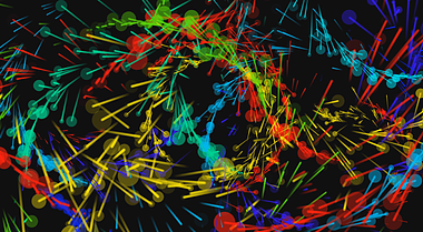无限循环粒子特效内容背景素材演绎视频的预览图