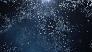 水底气泡环绕效果背景视频视频的预览图