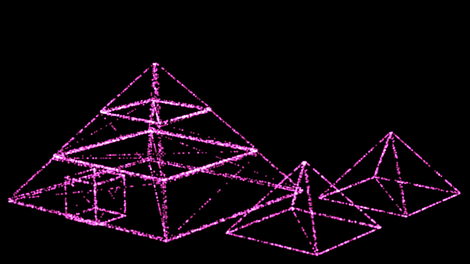 3D金字塔模型粒子AE模板视频的预览图