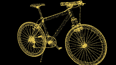 3D自行车模型粒子AE模板视频的预览图