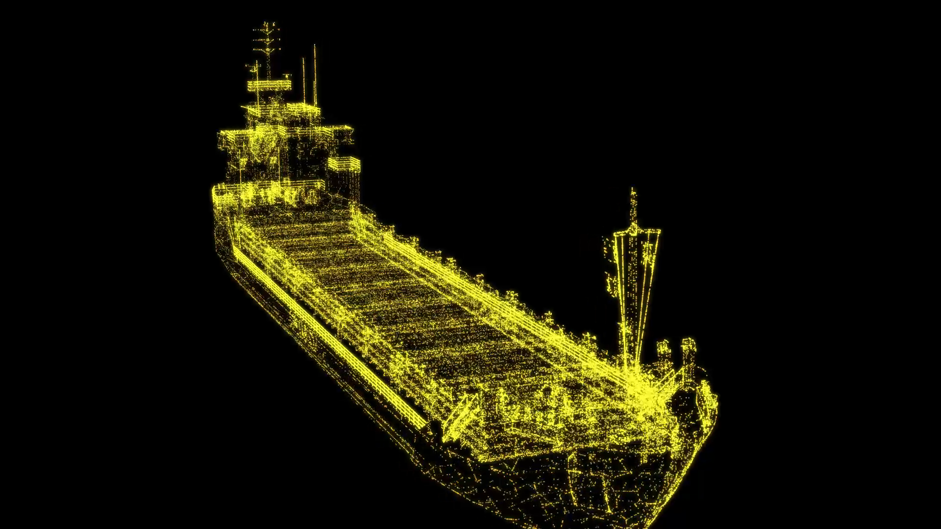 3D轮船模型粒子AE模板视频的预览图