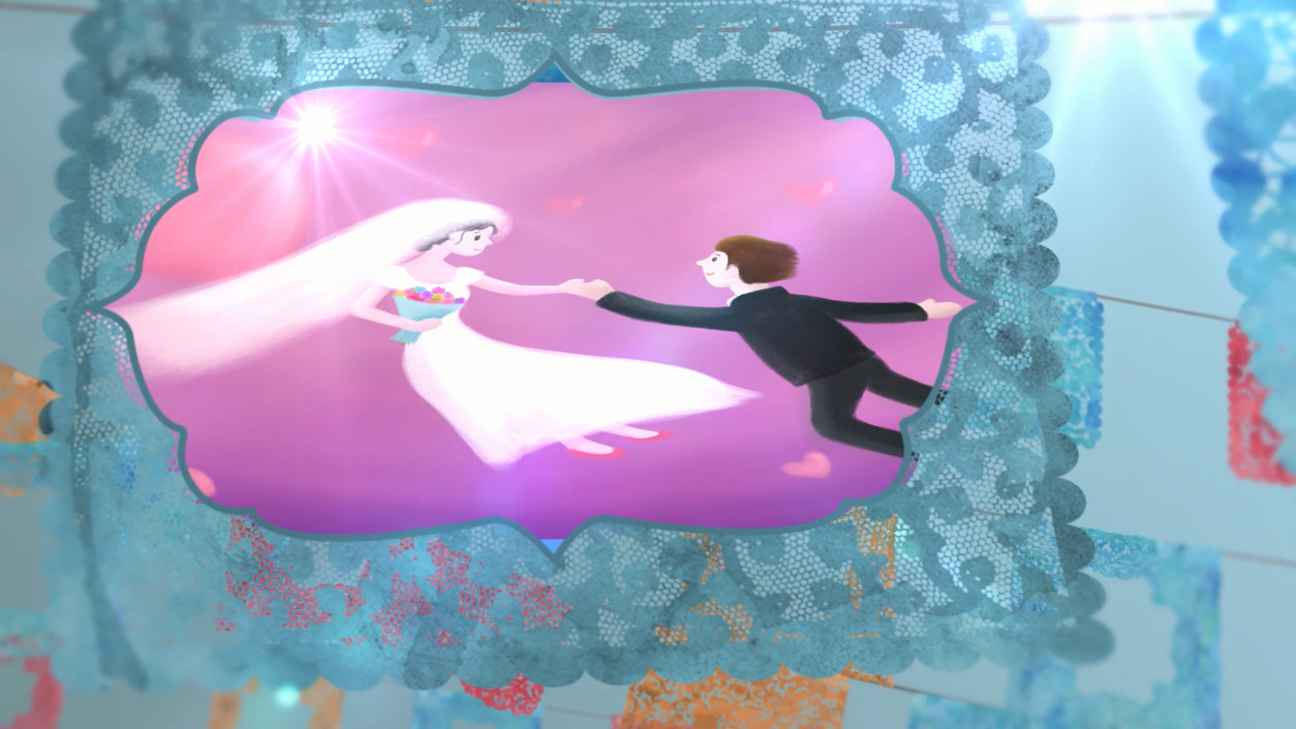 创意中国风剪纸婚礼图文展示AE模板视频的预览图