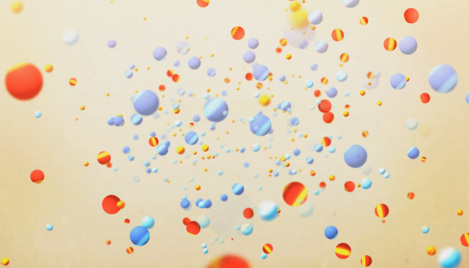 圆球波浪循环内容大屏创意炫彩展示视频的预览图