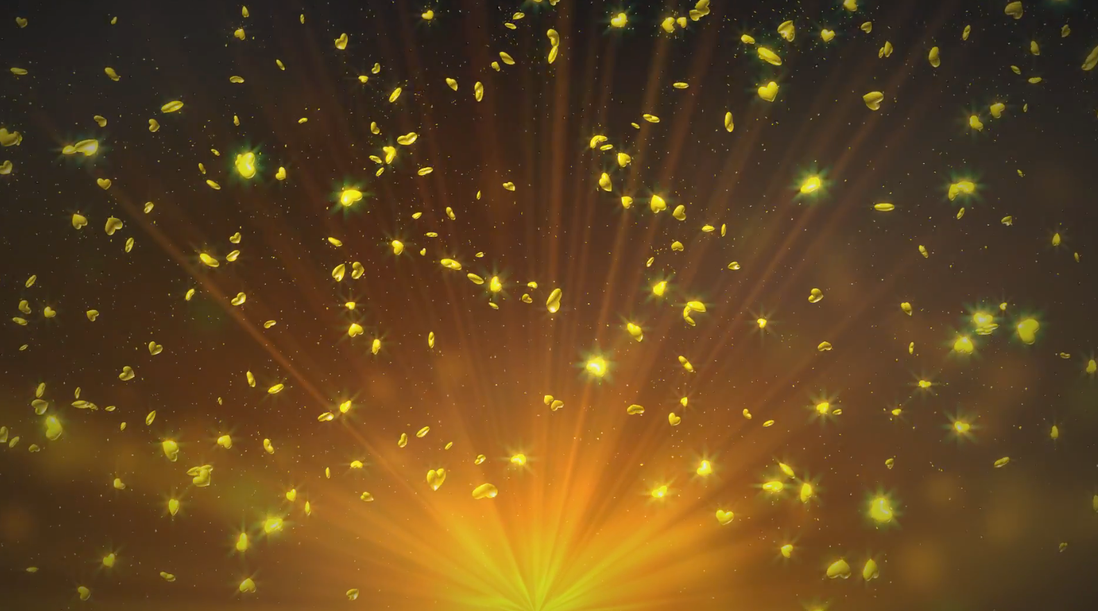 金色粒子背景循环大屏舞台效果演绎LED视频的预览图