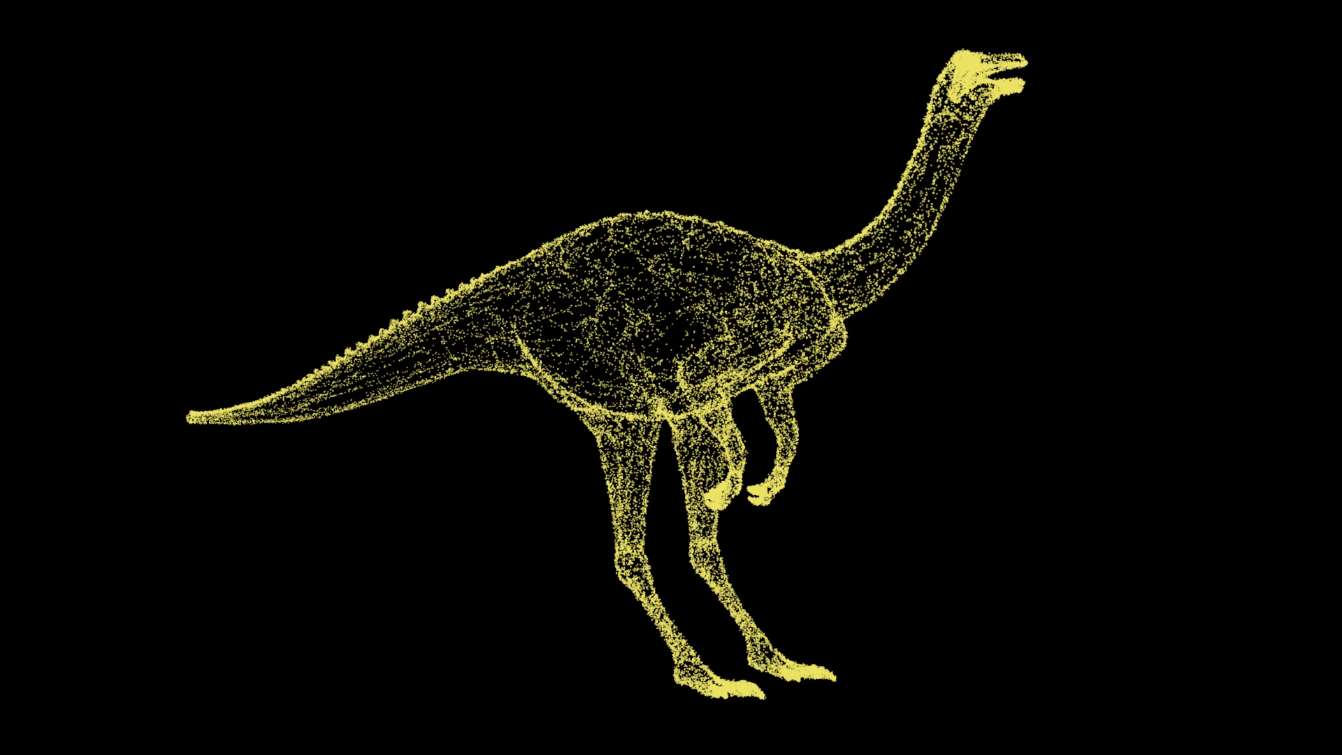3D小恐龙动物模型粒子AE模板视频的预览图