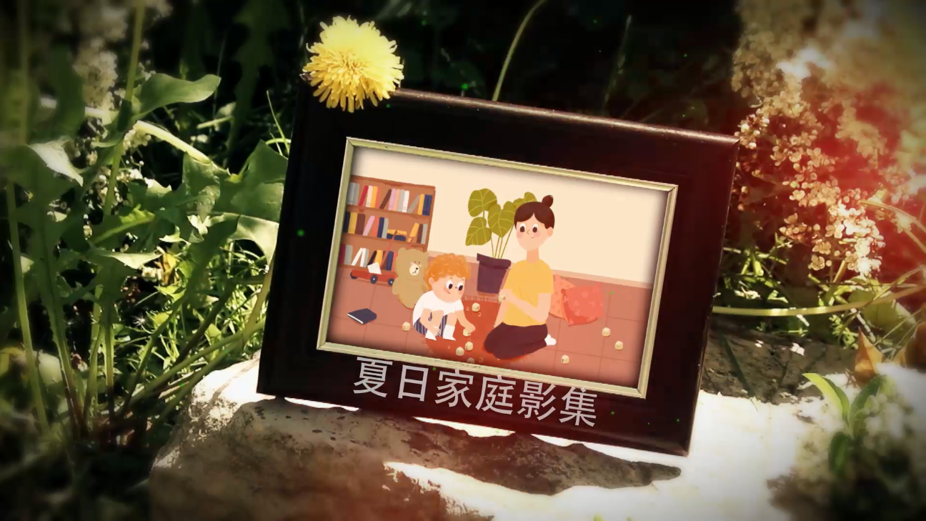 夏日家庭影集AE模板视频的预览图