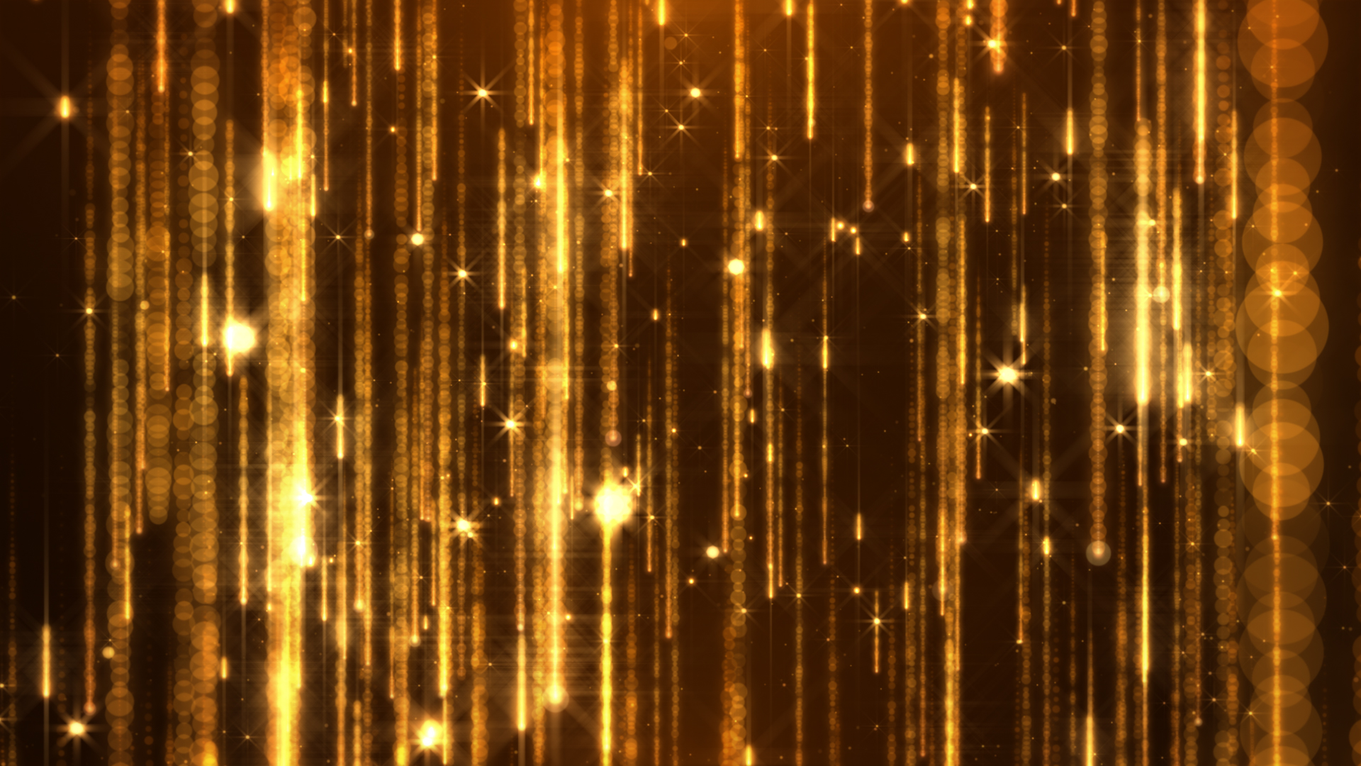 华丽金色帘幕粒子闪耀背景视频素材视频的预览图